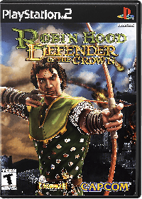 Robin Hood Defender of the Crown Playstation 2  box art